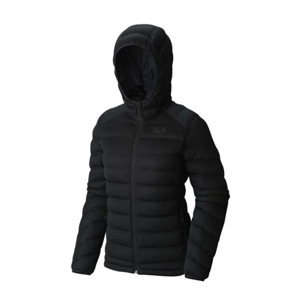 Mountain Hardware Stretch Down Hooded Jacket (Black)